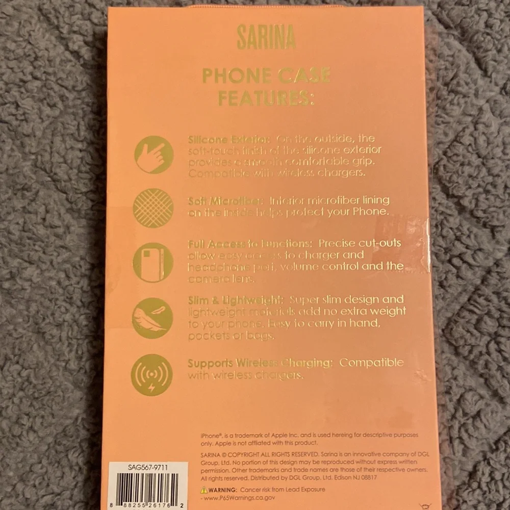 NEW Sarina IPhone is 11/XR Silicone Case